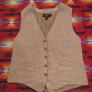 Rrl Ralph Ralph Lauren linen vest size large